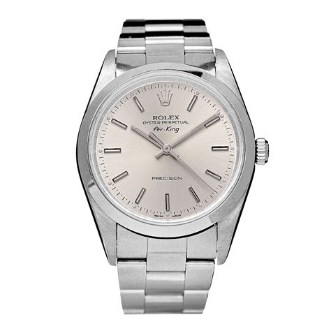 rolex air king stainless steel watch 34mm|air king Rolex price.